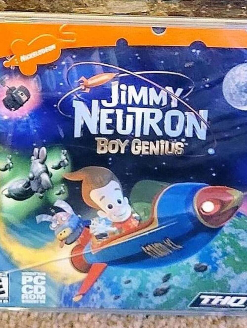 Vintage Jimmy Neutron Boy Genius PC Game